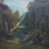 Tableau Courbet déchiré