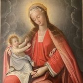 Vierge sur cuivre après